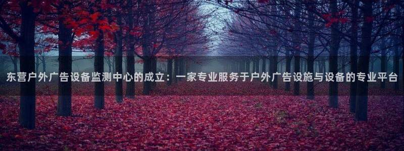 杏宇平台总代理电话：东营户外广告设备监测中心的成立：一家专业服务于户外广告设施与设备的专业平台