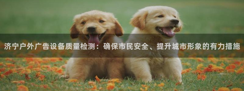 杏宇平台登录步骤：济宁户外广告设备质量检测：确保市民安全、提升城市形象的有力措施