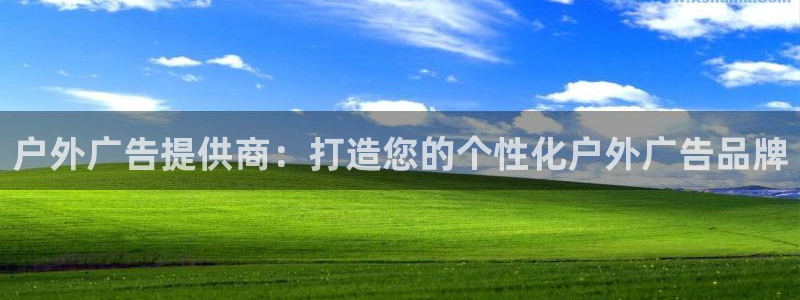 杏宇平台登陆：户外广告提供商：打造您的个