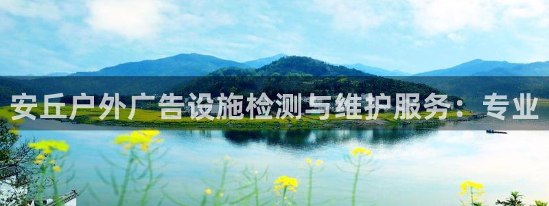 杏宇平台代理多少钱一个月：安丘户外广告设施检测与维护服务：专业