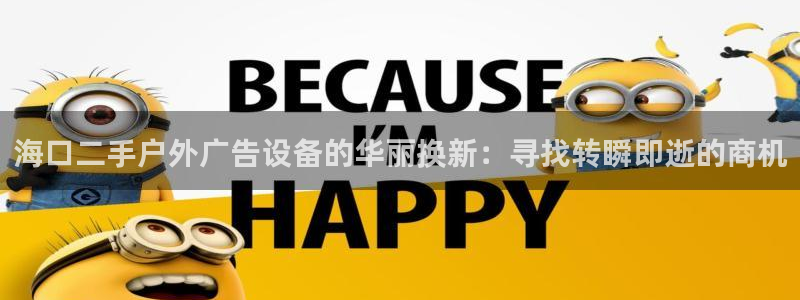 杏宇平台是什么：海口二手户外广告设备的华丽换新：寻找转瞬即逝的商机