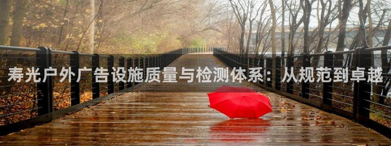 杏宇平台招商怎么样：寿光户外广告设施质量与检测体系：从规范到卓越