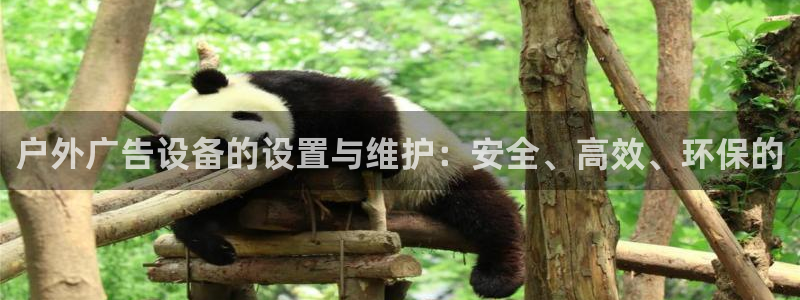 杏宇平台好吗：户外广告设备的设置与维护：安全、高效、环保的
